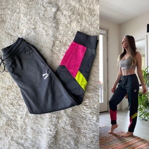 Puma Retro Neon Color-block Track Pants